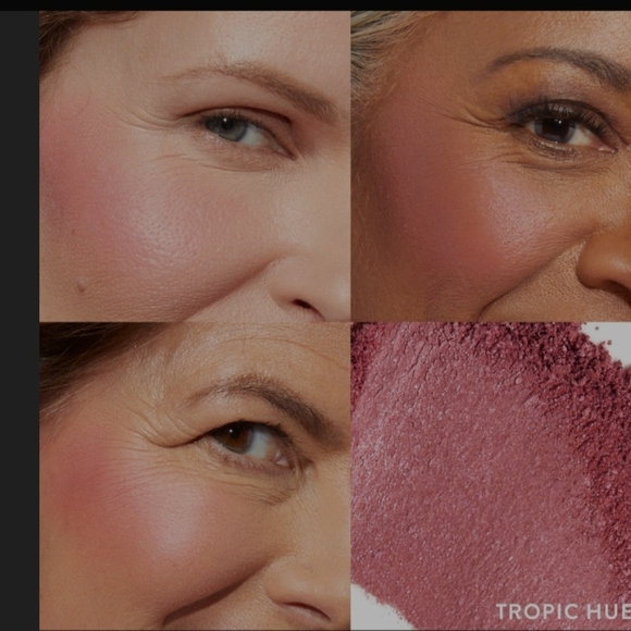 Laura Geller Baked Blush-N-Brighten Marbleized Blush Satin Finish  Tropic Hues - Picture 8 of 11